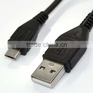 USB 2.0 A Male to Micro USB 5 Pin B Male Adapter Cable HTC Nokia Phone Charger thumbnail-1