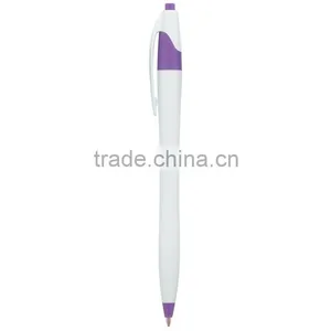 Dart Pen- White With Purple Trim thumbnail-1