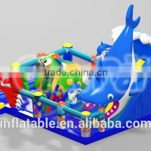 Giant Laser Tag Inflatable Water Obstacle Course/inflatable Delphinus Delphis/inflatable Paintball Obstacle Supplier's Choice thumbnail-1