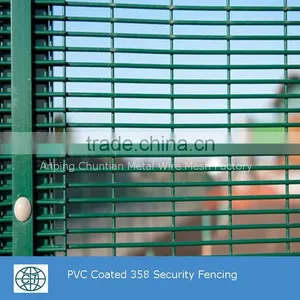 PVC Coated 358 Security Welded Mesh Fencing For Prison Protection thumbnail-2