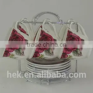 Wholesale Fine Price Ceramic Porcelain Coffee Cup and Saucer thumbnail-1
