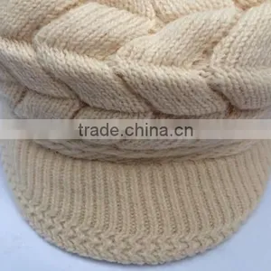 Colorful Beanie Cute Striped Hand Knitted Hat thumbnail-4