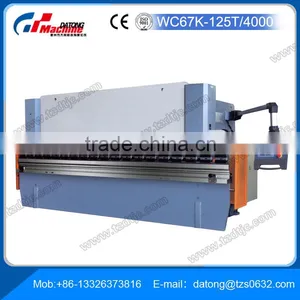 Sheet Metal Cutting and WC67K-125T/4000 Hydraulic Plate CNC Bending Machine thumbnail-1