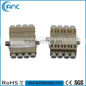 Blue Quad sm lc Fiber Optic Adapter/adaptor thumbnail-3