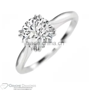 White Gold Diamond Engagement Ring Manufacturer thumbnail-1