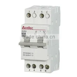 AUQ1 Din Rail Mounting 16A Automatic Power Changeover Switch thumbnail-1