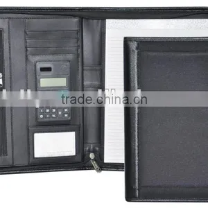 A4 Zipped Writing Case for Business Conference,business Portfolio Paper Folder thumbnail-1