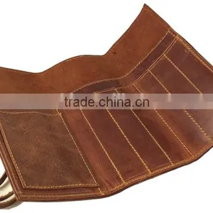 Rustic Genuine Leather Pencil Roll - Pen and Pencil Case thumbnail-2