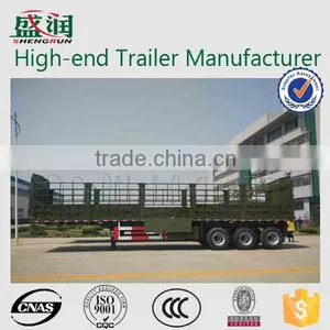 Warehouse Gate Transport Semi Trailer Truck Trailer Shengshun Auto Side Wall Semi Trailer thumbnail-1