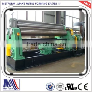 W11 6X2500 Plate Rolling Machine,3-Roll Forming Machine, Roll Bending Machine Carrel Quality Choice thumbnail-1