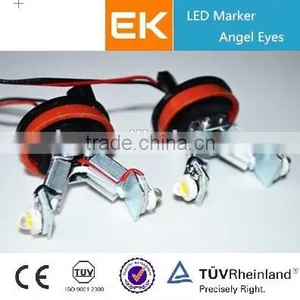 EK Favorites Compare High Power LED Angel Eyes Car Angel Eye Projector Headlights COB LED Angel Eyes thumbnail-5