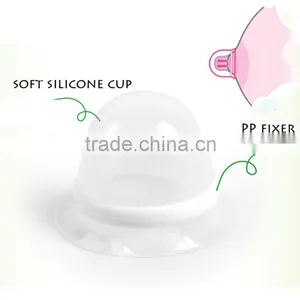 Natural Nipple Enlargerment /enhancer Silicone Vacuum Cupping Portable Nipple Correction Cups for Breastfeeding Mom or Lady thumbnail-1