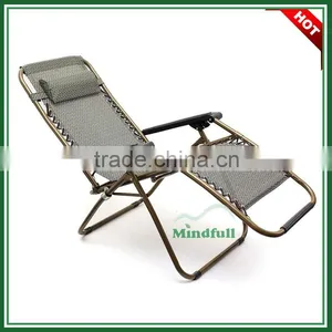 22mm*1mm Steel Frame Zero Gravity Folding Lounge Chair Adjustable Recliner Chair thumbnail-4