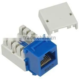 Ethernet Networking Utp Cat6/cat5 RJ45 Keystone Jack, Cat5 Cat6 Solution Network Module thumbnail-4