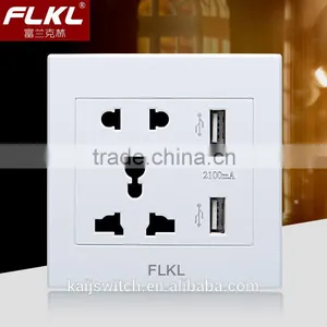 2015 Multi Factory Sales Usb Socket Wall Europe thumbnail-1
