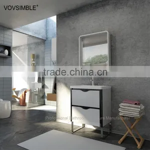 Cheap Single Freestanding Bathroom Vanity, Bathroom Furniture Units Price thumbnail-6