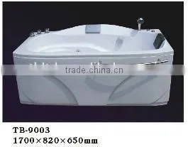 Massage Function and Corner Drain Location Bubble Massage Bathtub With Two Lounger thumbnail-4