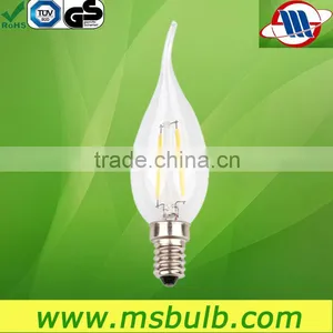MSLFC35W2C01-N Appendage Lamp Filament Led Glass Candle Bulb thumbnail-1