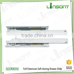 Best Price Full Extension Undermount Soft Close Drawer Rail Kitchen Cabinet Hardware Drawer Slides thumbnail-1