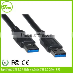 Supper Speed USB 3.0 A Male to A Male USB 3.0 Cable- 3 FT thumbnail-1