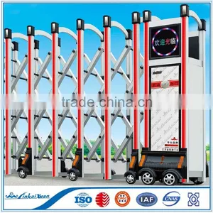 Automatic Folding Sliding Gate / Retractable Door / Folding Gate With CE Certificate thumbnail-3