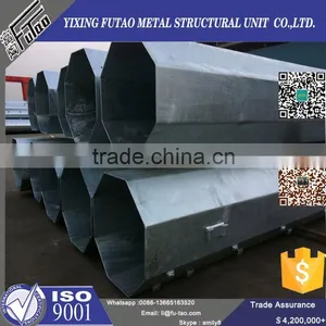 High Quality Galvanized Steel Tubular Pole thumbnail-2