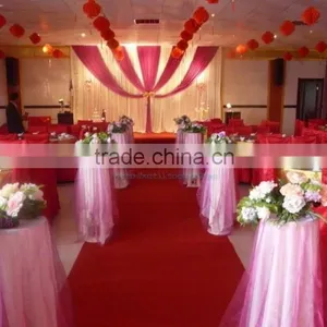 20*275cm In Stock Wedding Organza Cheap Wedding Chair Cover Sashes Sash Party Banquet Decoration Bow Colours thumbnail-5