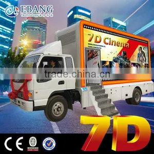 6 DOF Hydraulic Platform 7d Mobile Dynamic Cinema thumbnail-1