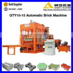 QTY10-15 Full Automatic High Efficiency Concrete Block Making Machine thumbnail-1