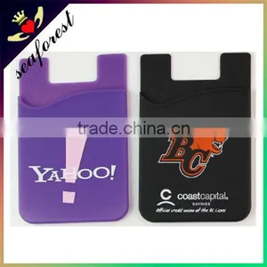 3m Adhesive Sticker Silicone Smart Wallet,silicone Card Holder for Cell Phone thumbnail-6