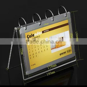 Hot Sell Flip Over Acrylic Calendar thumbnail-2