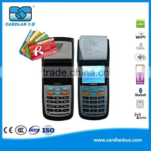 13.56MHz Contactless Mifare Reader for Handheld POS Terminal With GPRS WIFI and Thermal Printer thumbnail-1