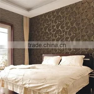 Fancy Wall Paper 3d Black and White Vinyl Wallpaper for Hotel Walls thumbnail-5