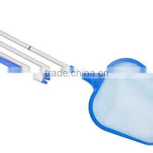5 Way Aluminum Telescopic Pole Pool Leaf Skimmer Rake Net Aluminum Pole Leaf Skimmer thumbnail-1