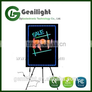 New Invention 2016 Best Sell 60*40cm Acrylic Led Writing Board thumbnail-1