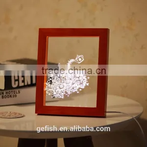 Funny Acrylic LED Light 3D Photo Display Frame thumbnail-1