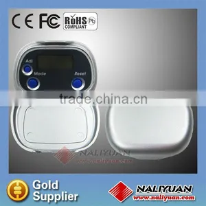 LCD Dislay Pedometer,portable Pedometer With Cover thumbnail-1