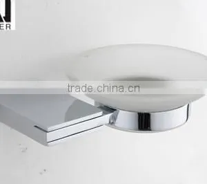 Square Design Zinc Chrome Bathroom Accessories Tumbler Holder 12038 thumbnail-2