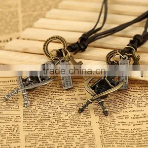 Customized Design Leather Necklace thumbnail-2
