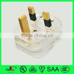 BSI Approval UK Type Power Cord 3amp 250V BS 3 Pin Fused Plug thumbnail-1