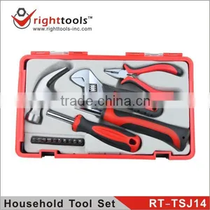 RIGHT TOOLS NEW SET RT-JTSJ14 14 PCS HOUSEHOLD TOOL SET thumbnail-1