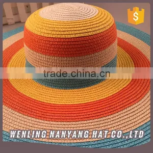 Fashion Summer Beach Hat Wide Large Brim Floppy Sun Hat Straw Cap thumbnail-5