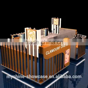 Glossy Soft Fashion Barber Kiosk for Barber Shop thumbnail-3
