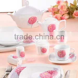 Porcelain Flatware,round Plate,porcelain Tableware thumbnail-1
