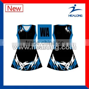 New Latest Desgin Women Lycra Netball Dress Skirts thumbnail-1