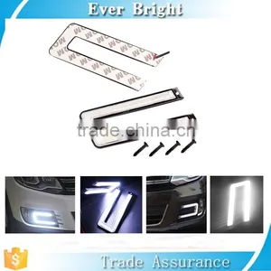 Waterproof 12V U Shape LED DRL Fog Driving Lamp 6000K Led Daytime Running Lights thumbnail-1