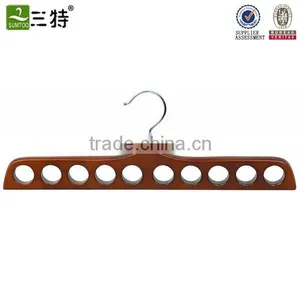 10 Scarves Organizer Wooden Scarf Holder thumbnail-5