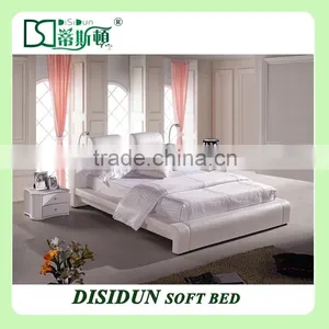 King Size Leather Soft Bed,High Quality Low Price Soft Bed Frame DS-857 thumbnail-1