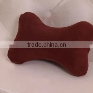 Bone Shape Memory Foam Car Neck Pillow, 100%polyester Velvet Cover thumbnail-3