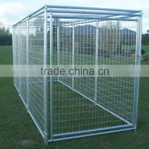 Galvanized Unique Iron Fence Steel Welded Wire Dog Kennels thumbnail-1